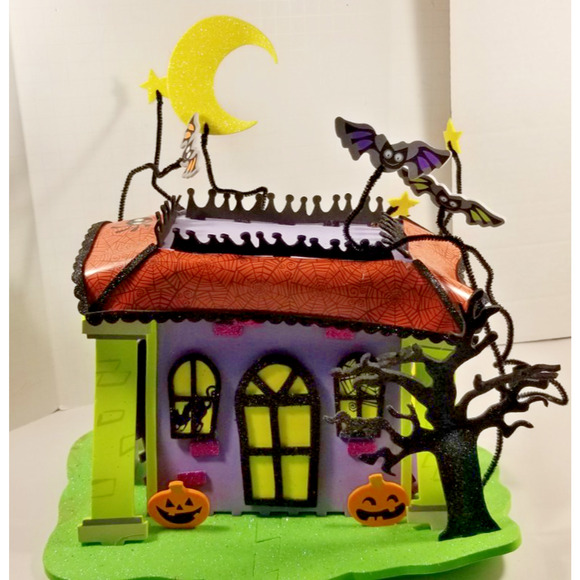 Moonlit Mischief: The Foam Glitter Haunted House by Crextology - Picture 2 of 14